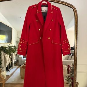 Banana Republic Olivia Palermo Red Trench Coat